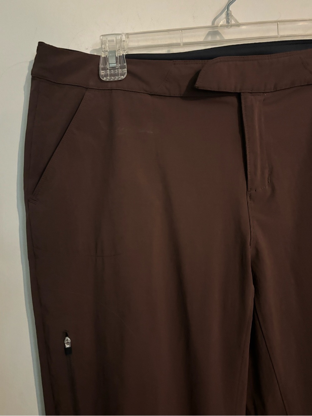 Go Lite Womens Large Brown Outdoor Casual Hiking Pant Reinforced Hemline‎ - Picture 5 of 13